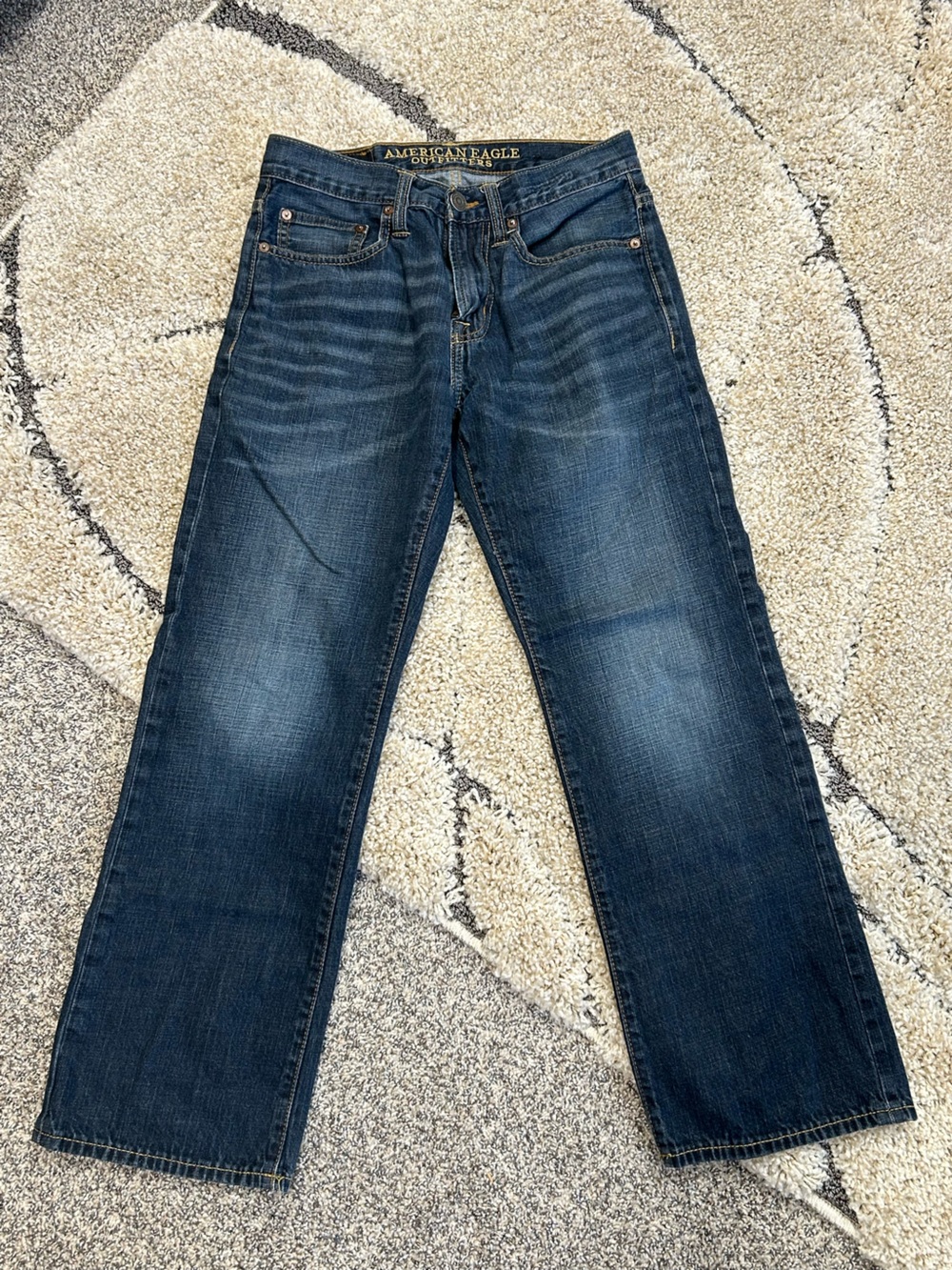 Men’s American Eagle Classic Dark Wash Denim Jeans 28x30